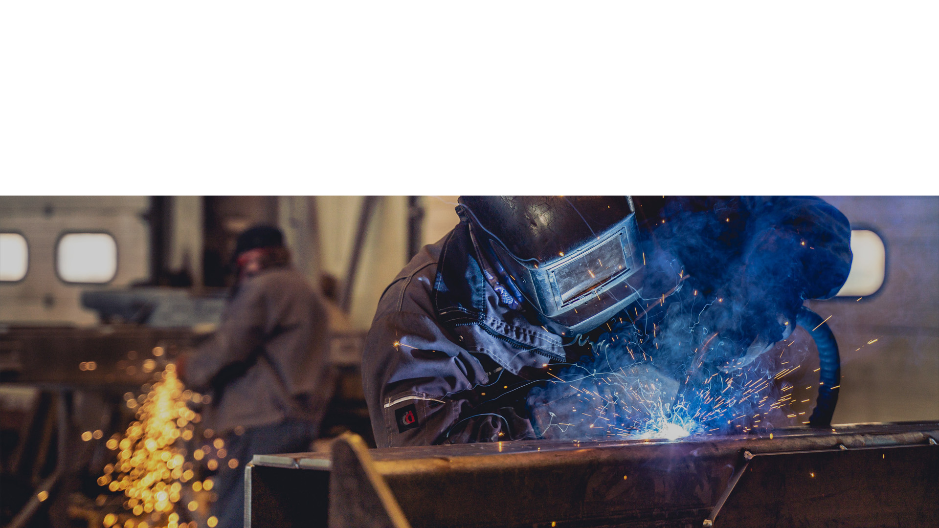 CNC Laser cutting of metal, modern industrial technology. .